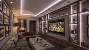 Basement Media Room
