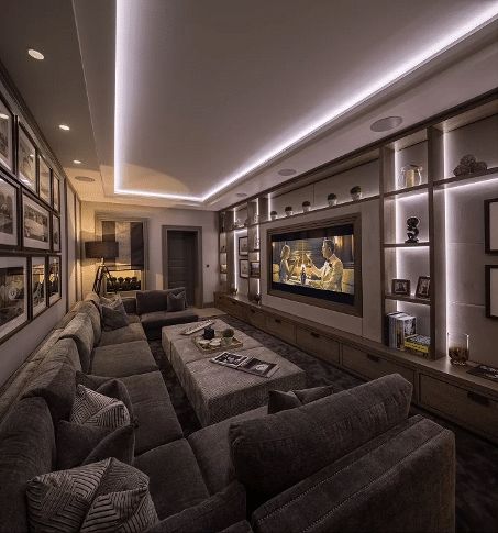 Portfoli photography of Radnor Walk Chelsea, a smart home & cinema project.