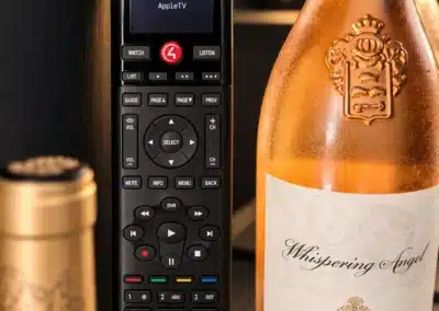 Control4 remote controlling Georgia Steel home cinema in York