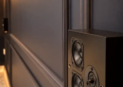Artcoustic surround speaker installed in Georgia Steel home cinema in York