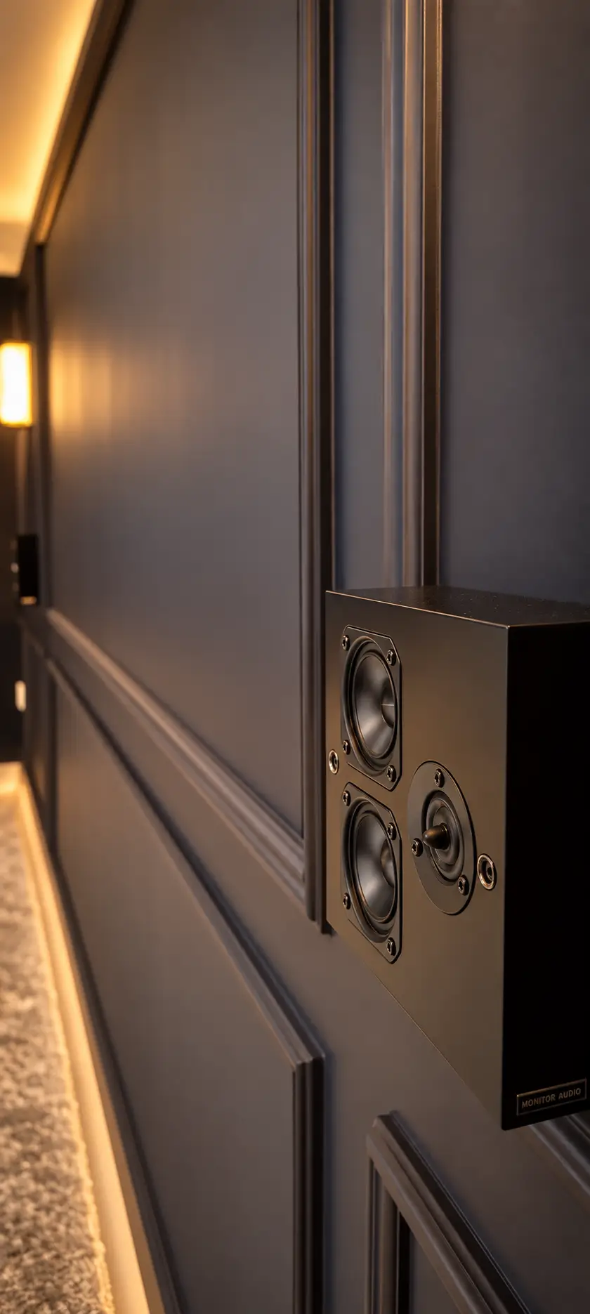 georgia-steel-artcoustic-home-cinema-york Artcoustic surround speaker installed in Georgia Steel home cinema in York
