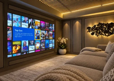 Sony 4k laser projector to watch movie and entertain the whole family.
